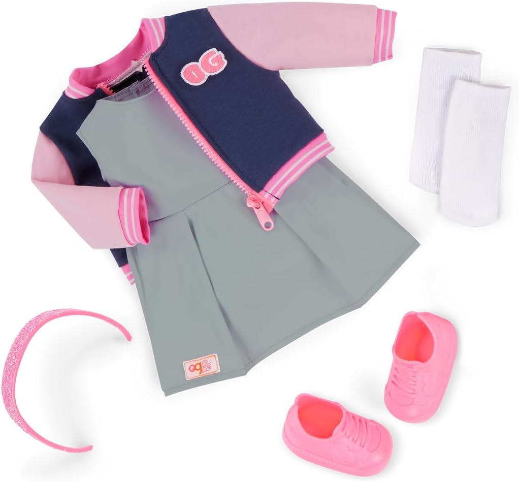 Our Generation Doll w/School Outfit and Bomber Jacket, Marisol | Premium Quality Toy for Kids