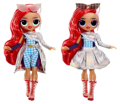 LOL Surprise OMG Eye Spy Fashion Doll for Kids, Interactive Unboxing with Clues, Color Change Feature, Charm Key Necklace, Collectible Accessories, Spy, Fairy, Superhero & Rockstar Styles
