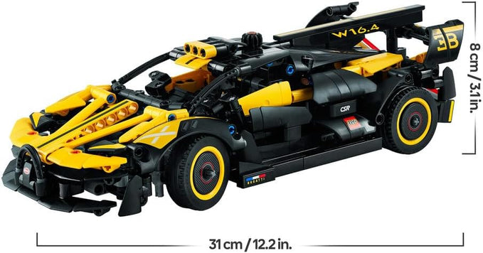 LEGO Technic Bugatti Bolide Racing Car Model Building Set, Engineering Toy for 9 Plus Year Old Boys & Girls, Collectible Iconic Sports Vehicle Construction Kit, Birthday Gift for Kids 42151