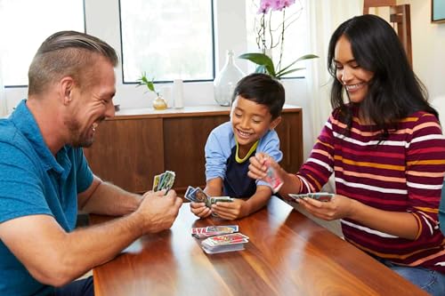 Mattel Games UNO Junior Card Game for Kids with Simple Rules, Levels of Play and Animal Matching for 2-4 Players