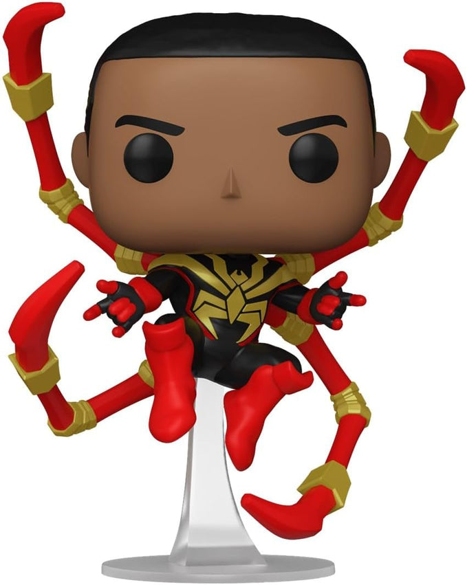Funko Pop! Marvel: SP Comics - Miles Morales Iron Spider IS - 1/6 Odds for Rare Chase Variant - Marvel Comics - Collectable Vinyl Figure - Gift Idea - Official Merchandise - Toys for Kids & Adults