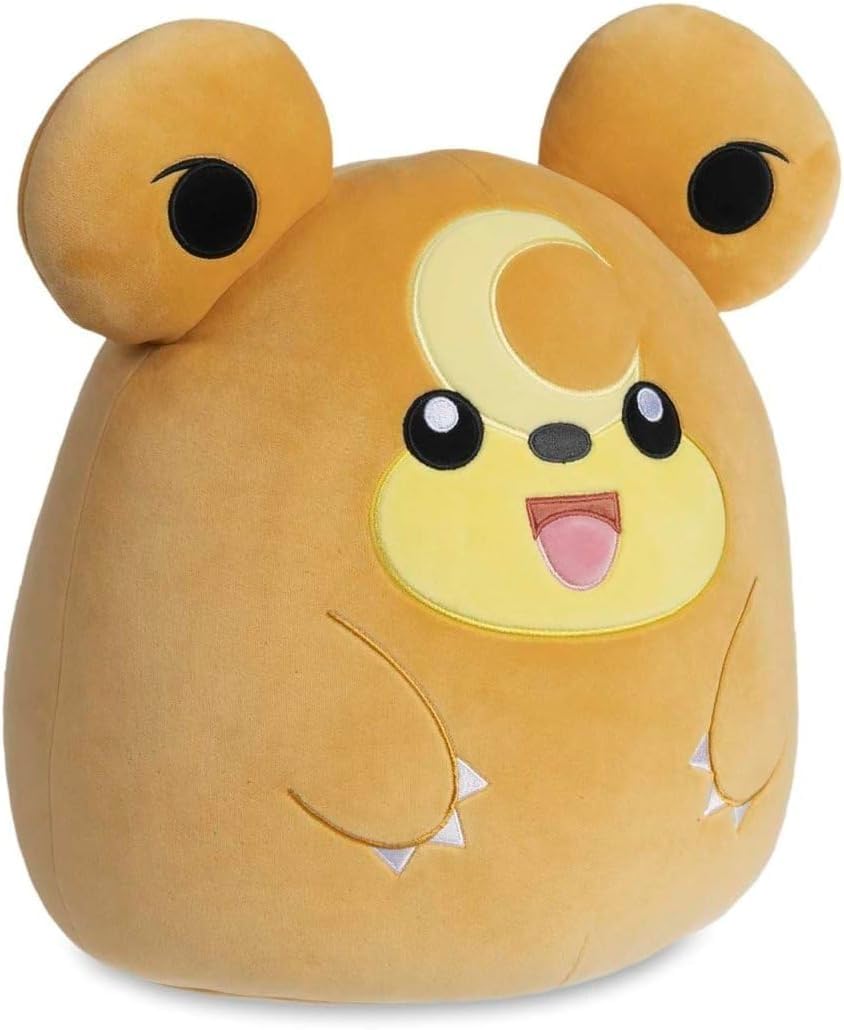 Pokémon Squishmallow Teddiursa 10" – Soft Plush Toy, Brown Bear, Ages 3+