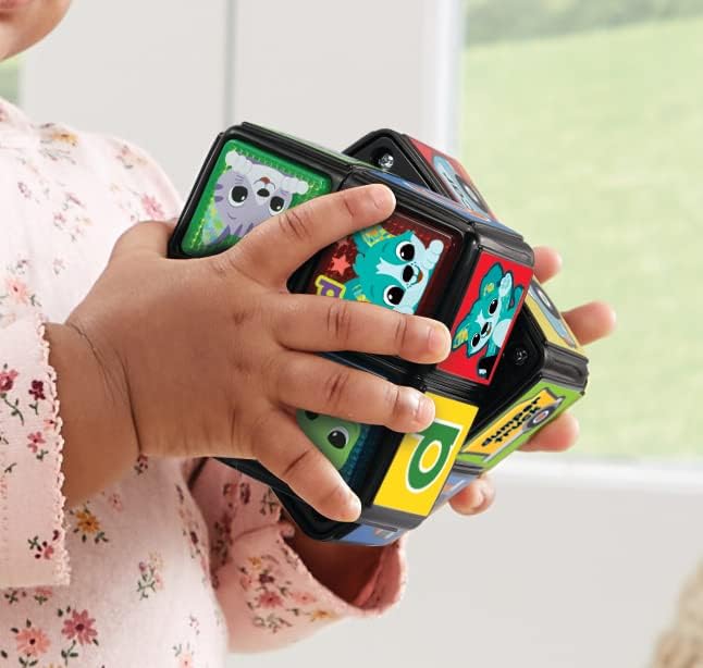 VTech Baby Twist & Teach Animal Cube Interactive Sensory Toy with Music Lights Colours Educational Learning Toy for Toddlers 18-36 Months Boys and Girls Includes Cube and Quick Start Guide Multicolor