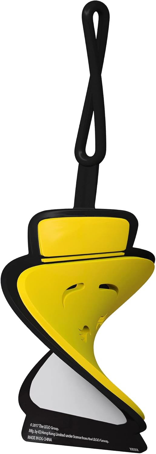 IQ Lego Iconic Girl Face Silicone Luggage/Bag Tag for Travel, Gym, Accessory