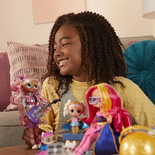 LOL Surprise OMG Eye Spy Fashion Doll for Kids, Interactive Unboxing with Clues, Color Change Feature, Charm Key Necklace, Collectible Accessories, Spy, Fairy, Superhero & Rockstar Styles