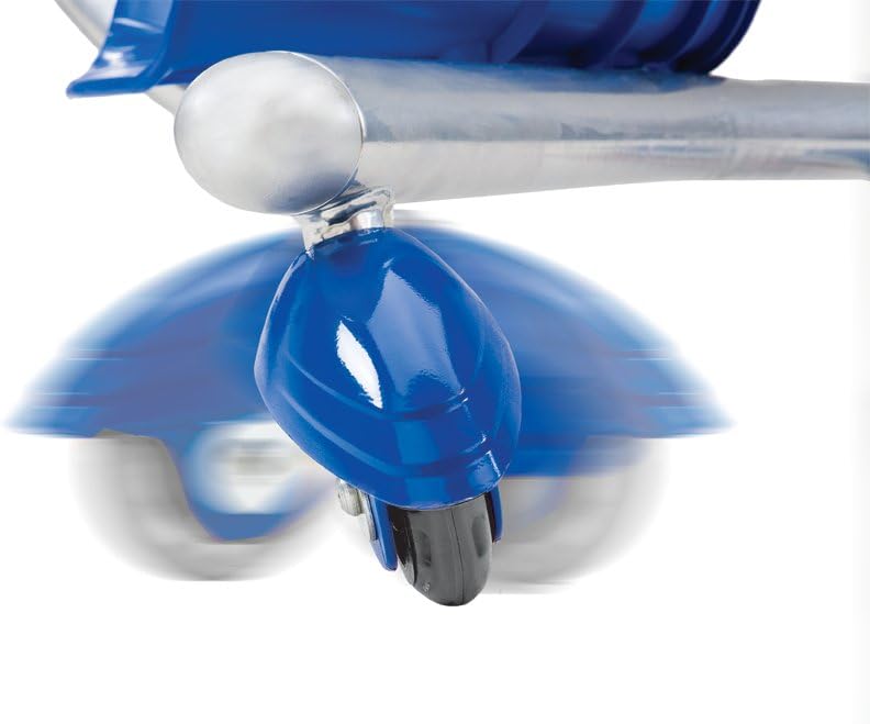 Razor RipRider 360 Caster Trike, Blue, Dual Inclined Caster Wheels, MX-Style Handlebars, Steel Frame, Spinning and Drifting Ride-On Toy for 5+ Kids