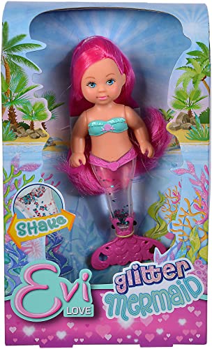 Evi Love Glitter Mermaid/Mermaid Doll with Tail That Sparkles When Shaken/Only one Item