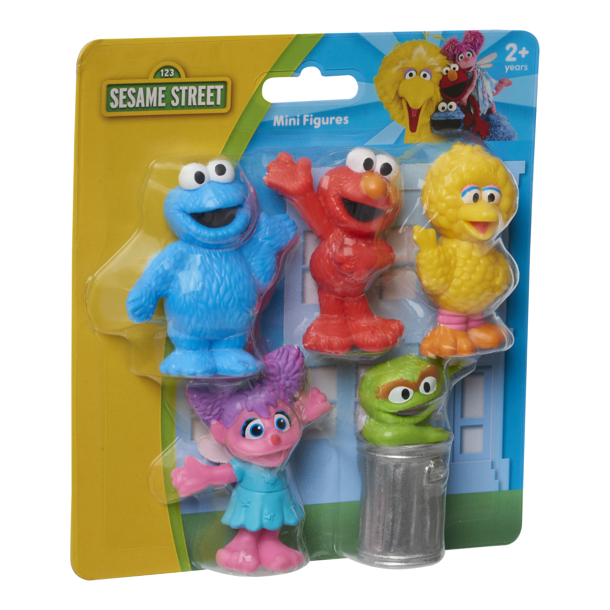 مجموعة من 5 شخصيات صغيرة من شارع سمسم، ألعاب قابلة للتجميع مقاس 7.62 سم، تتضمن إلمو، كوكيز مونستر، بيج بيرد، أوسكار ذا جروش، وأبي كاداببي، مرخصة رسميًا من جاست بلاي للأطفال من عمر سنتين فما فوق