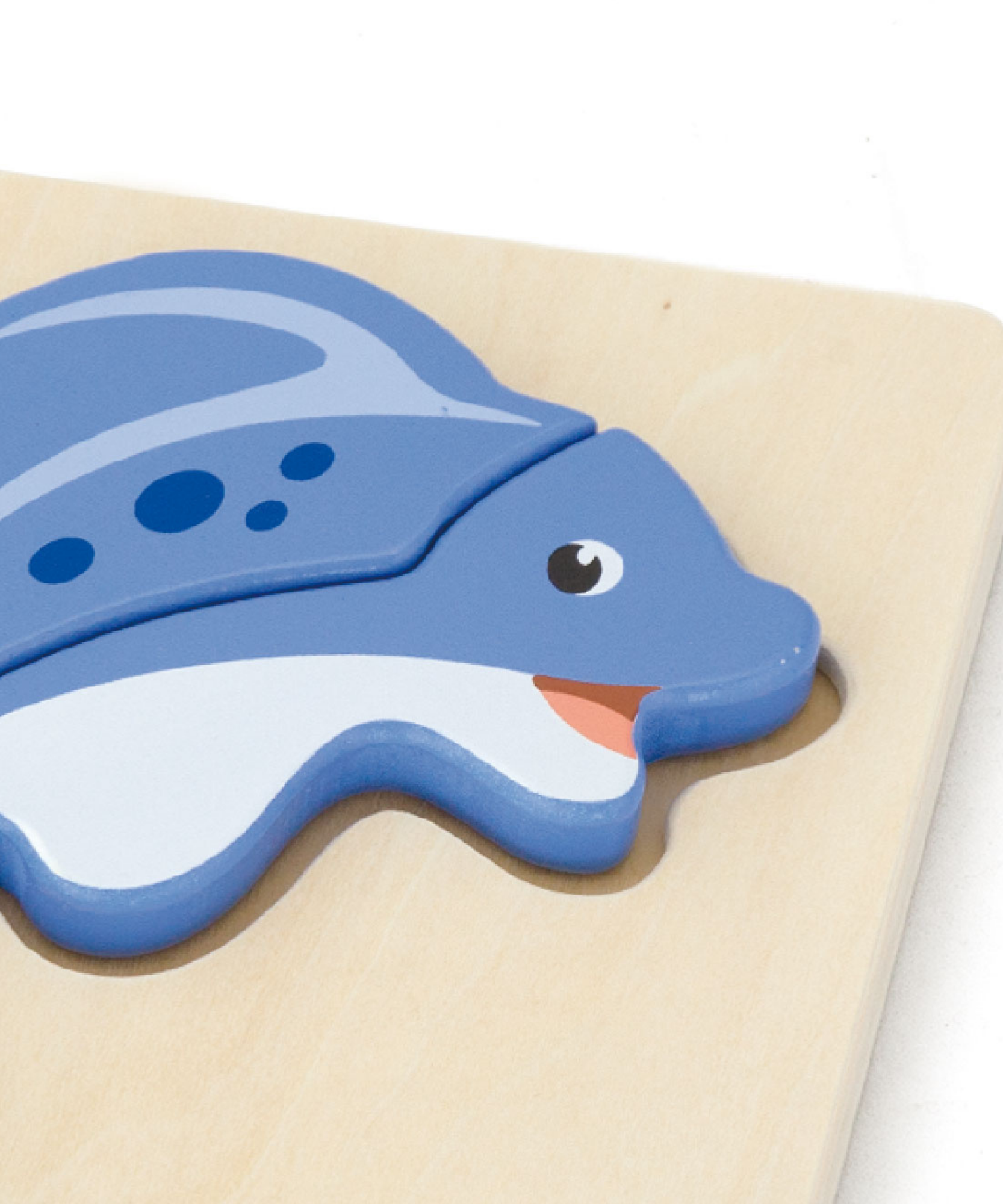 لعبة فيجا فيش، أحجية مكعبات من 3 قطع، لعبة مونتيسوري الخشبية، تنمي المهارات الحسية والإدراكية والحركية الدقيقة، لعبة تعليمية للأطفال غير سامة وصديقة للبيئة، مناسبة للأولاد والبنات من سن 18 شهرًا فما فوق