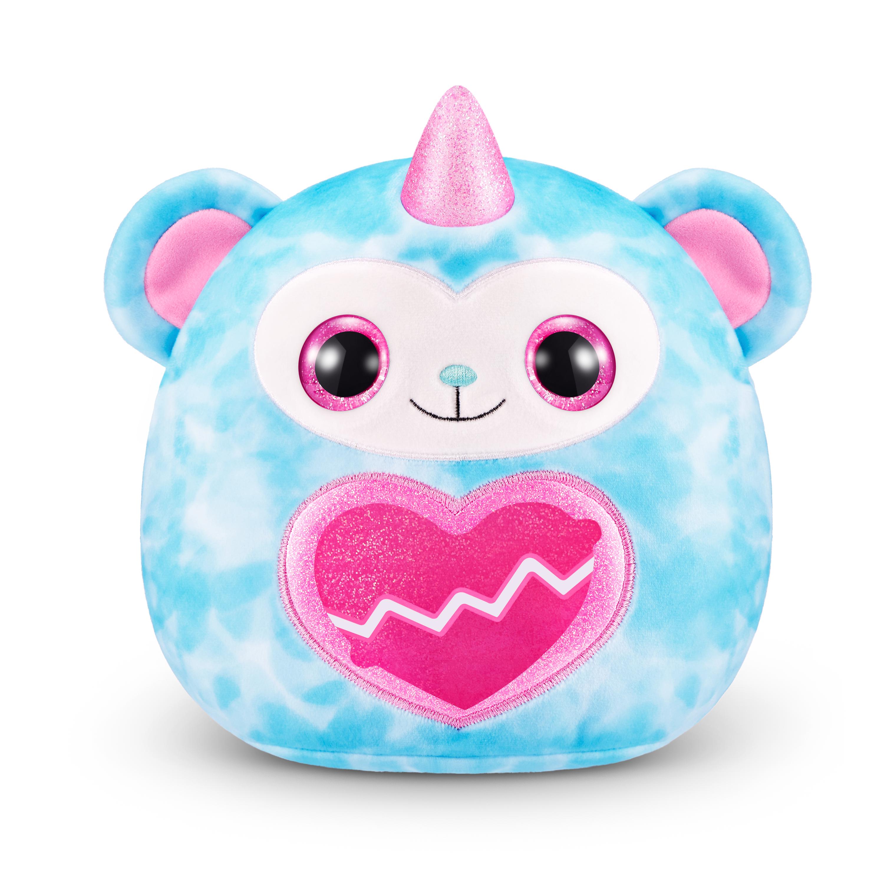Rainbocorns Eggzania Mini Mania Series 1 Surprise Plush Toy for Girls Ages 3+, Collectible Stuffed Animal with 10+ Surprises, Slime, Stickers & Wearable Jewelry