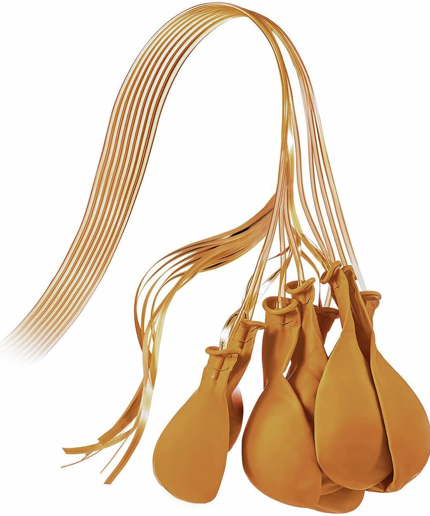 ZURU Bunch O Balloons Party Balloon, Golden, 40 Self-Sealing Balloons, Includes Pump, Stems & Fast-Fill Hose, 11-Inch, Birthday & Party Decorations, One Size