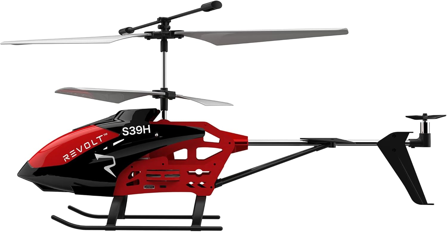 SYMA Revolt Raptor XL Helicopter with Auto-Hover S39H, 2 Speeds, 33cm Long, Ages 8+ - Mutli
