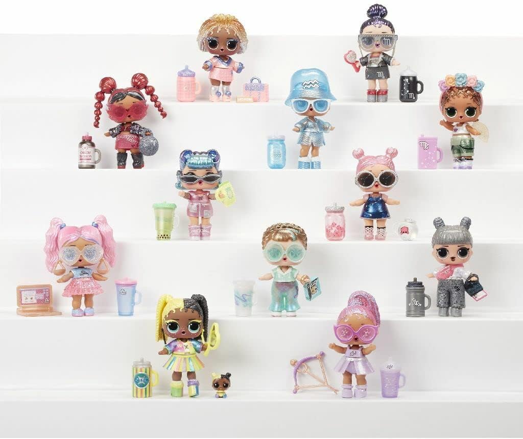 L.O.L. Surprise Present Tots Series 2 Doll with 8 Surprises, Star Sign Themed Fashion Doll, 3 Inch Collectible Toy for Girls