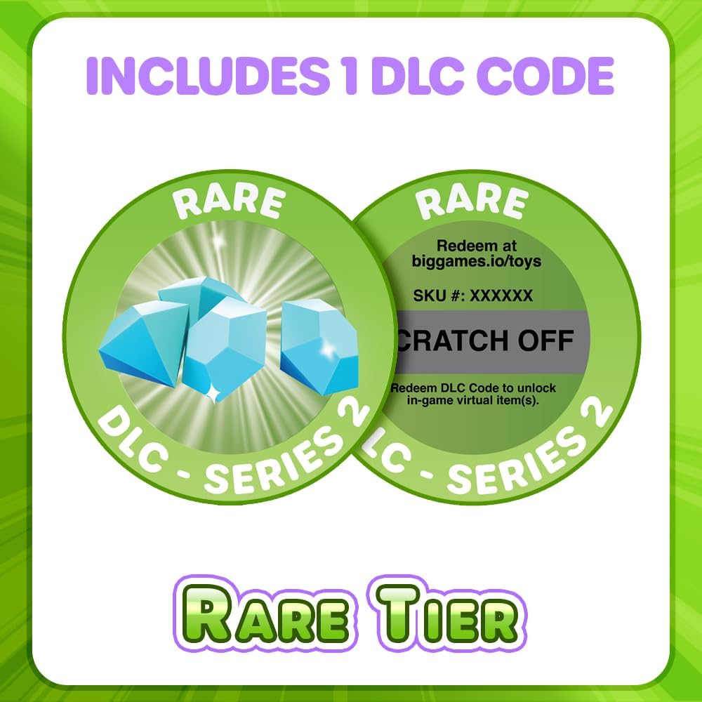 Pet Simulator, Mystery Pet Minifigures 2-Pack, Mystery Eggs, Randomized Minifigure Pets, Accessories & Stands, Series 1, Includes DLC