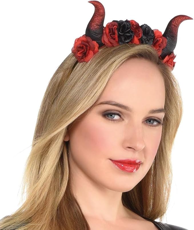 amscan Adult Horns Headpiece