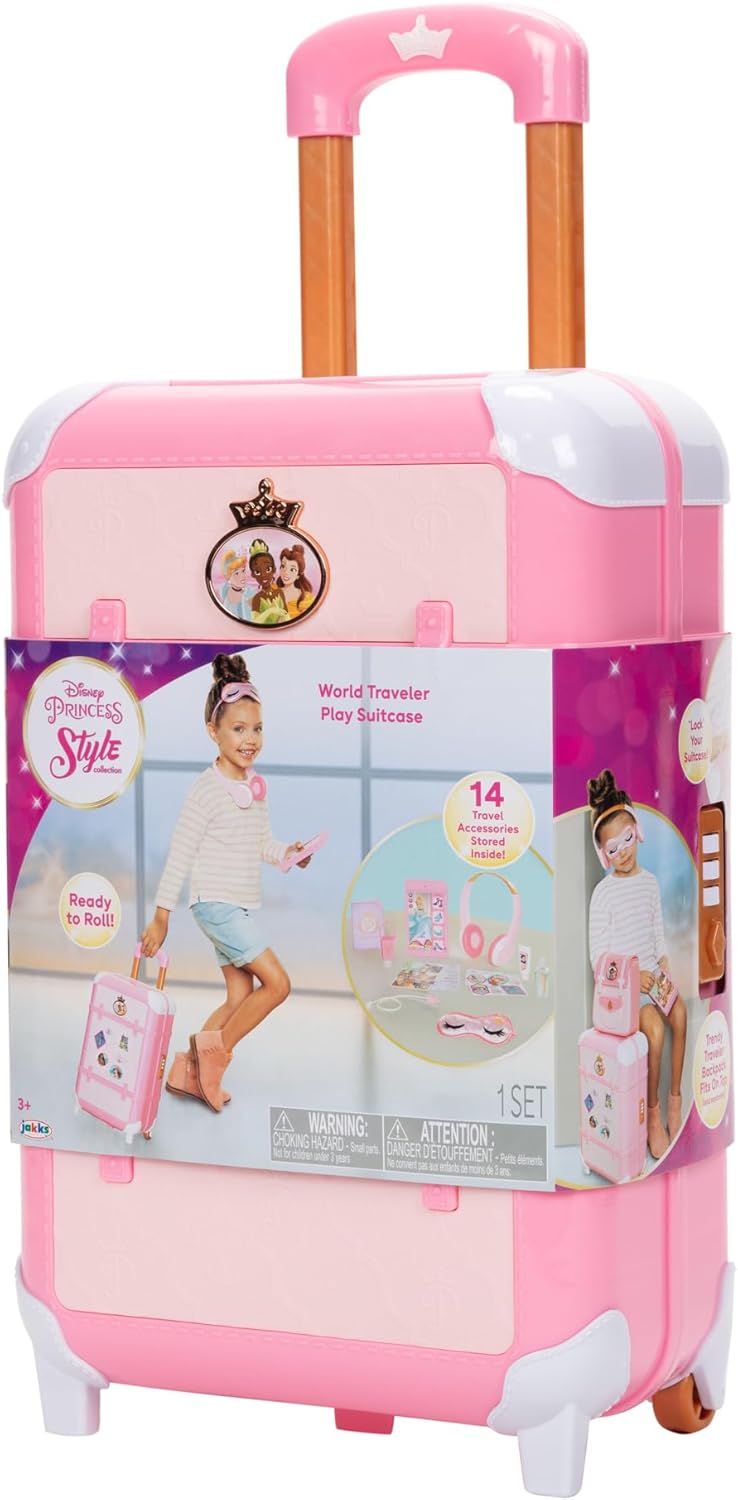 Disney Princess Style Deluxe Suitcase Set