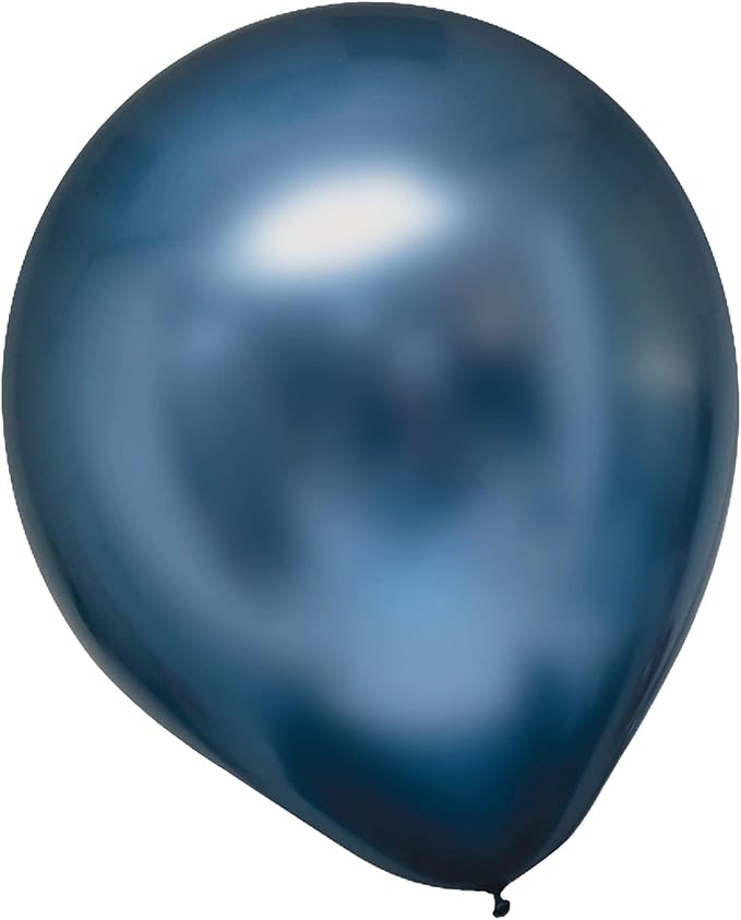 Satin Luxe Latex Balloon - 11" | Azure | 6 Pcs.