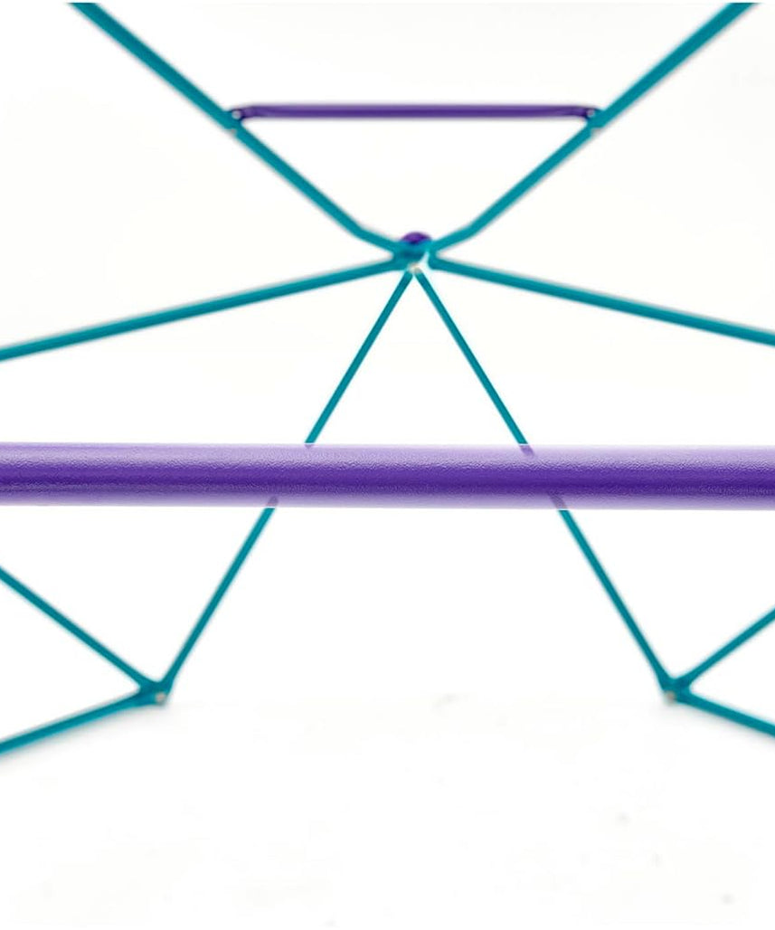 قبة معدنية للتسلق من Plum Phobos، سهلة التجميع في الفناء الخلفي ذات شكل هندسي مع سعة وزن 250 كجم، لعبة صالة ألعاب رياضية خارجية مناسبة للأطفال من الأولاد والبنات من سن 3 سنوات فما فوق