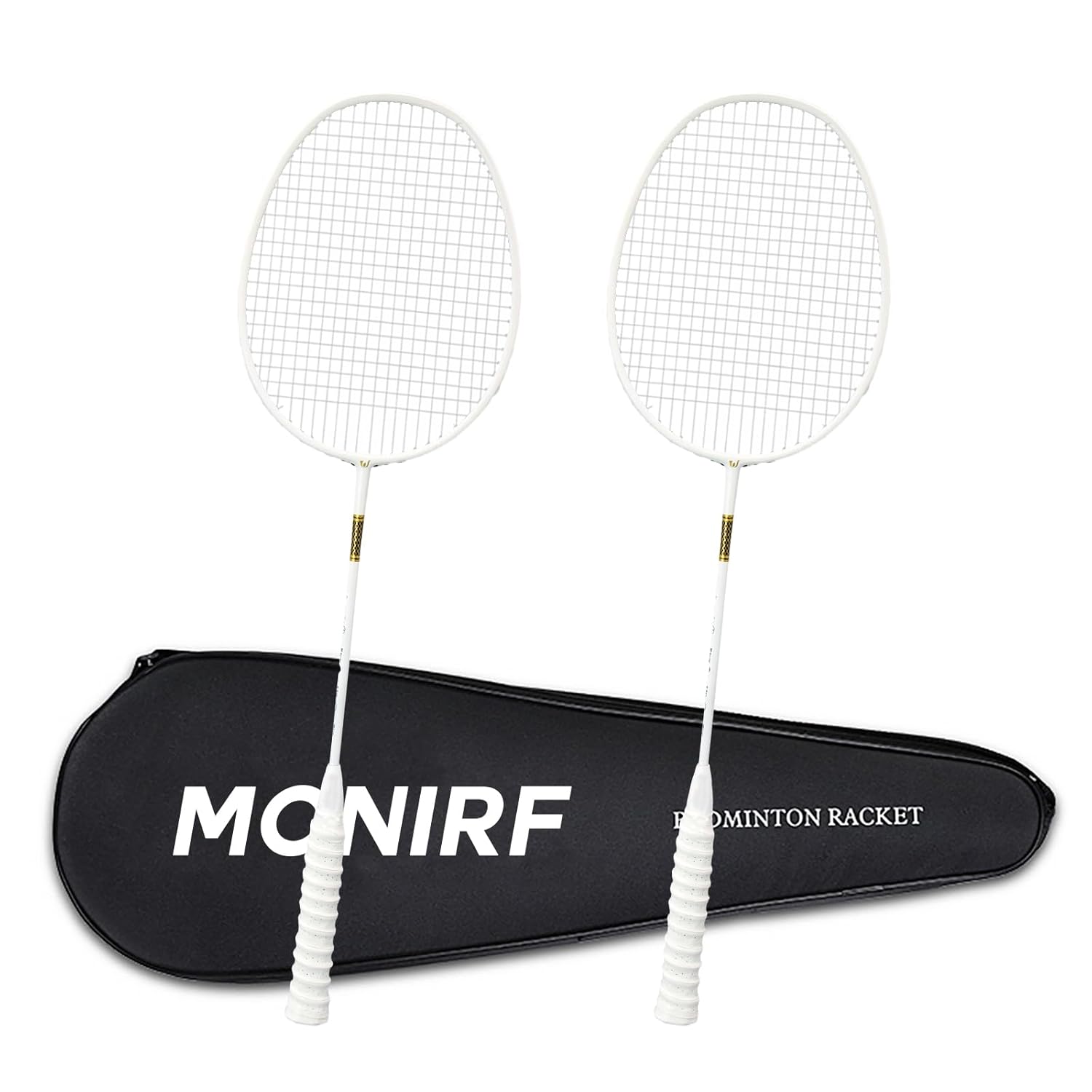 Supreme Iron Alloy Badminton Racket Combo Set 2 Pcs Rackets With 3 Pcs Shuttlecock