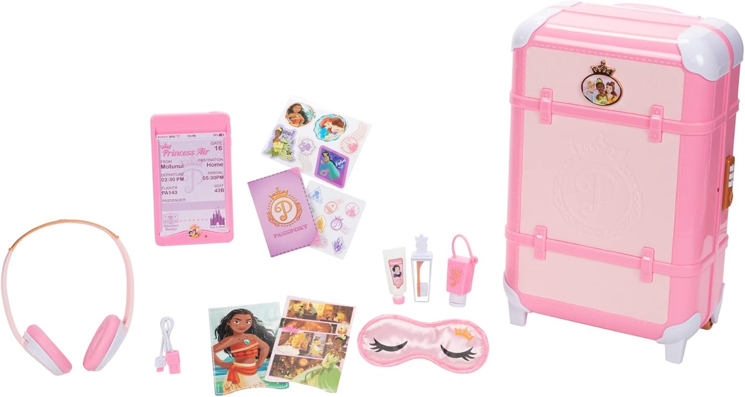 Disney Princess Style Deluxe Suitcase Set