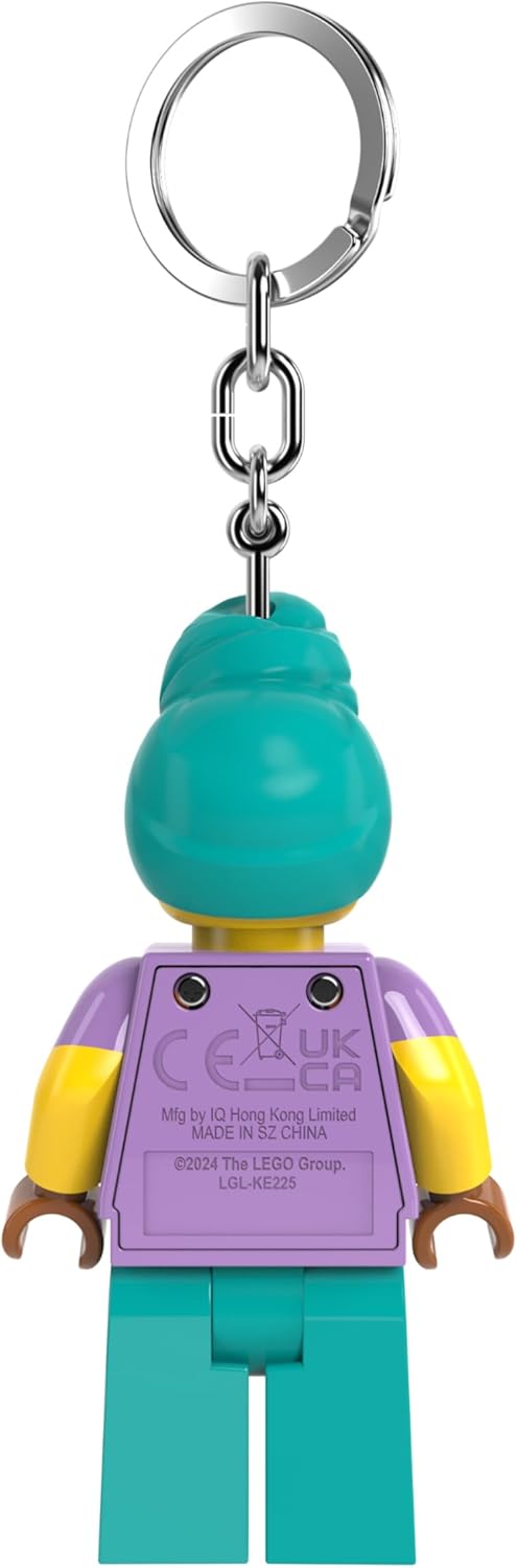 Lego IQ Minifigures Keychain Light_Ceramic Girl