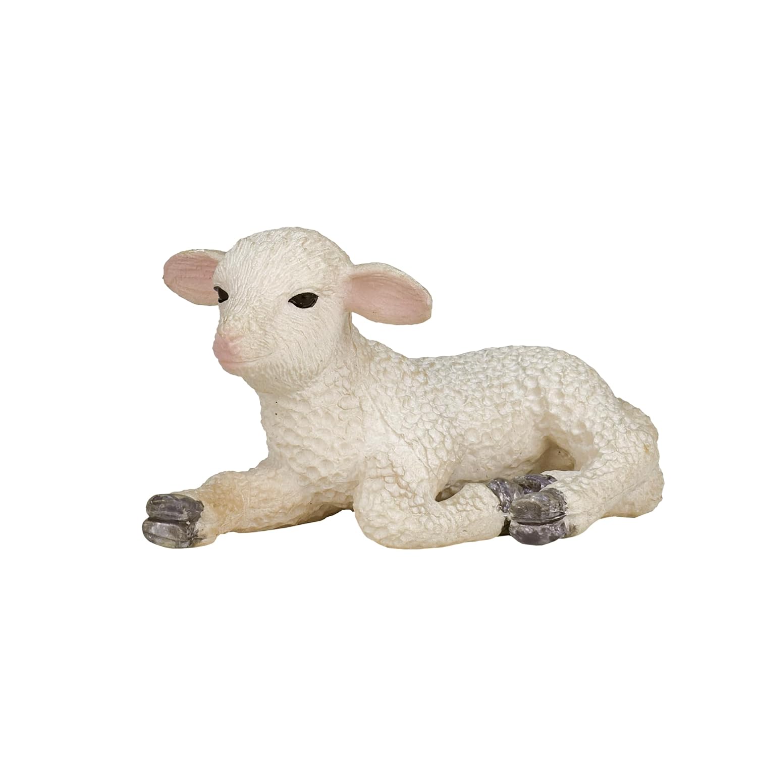 MOJO Farm Animal Collection Lamb Figurine Hand-Painted Realistic Educational Toy for Kids and Collectors Ages 3 and Up