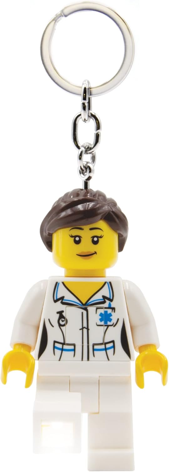 Lego IQ Minifigures Keychain Light Medical Profes_Nurse 2
