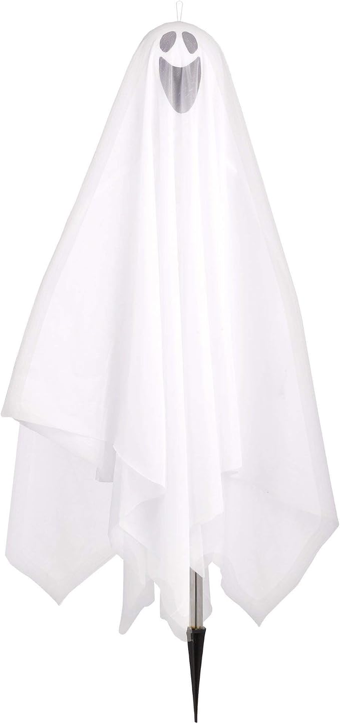amscan Ghost Fabric With Metal Stake 3ft