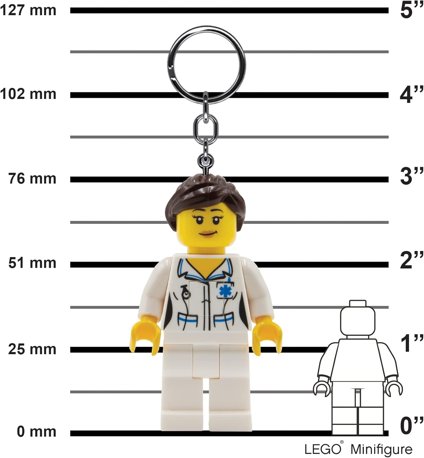 Lego IQ Minifigures Keychain Light Medical Profes_Nurse 2