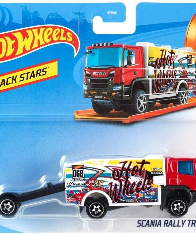 سيارة لعبة مصبوبة بمقياس 1:64 من هوت ويلز تراك فليت، تعمل على مسارات هوت ويلز، قد تختلف التصاميم - متنوعة