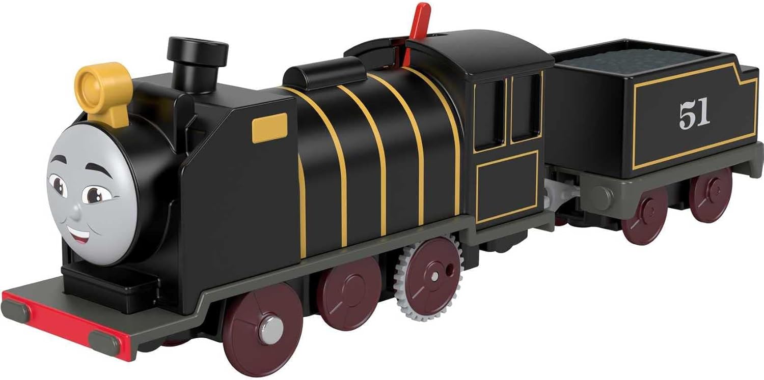 Thomas & Friends Motorized Toy Train Hiro Battery-Powered Engine with Tender for Preschool Pretend Play Ages 3+ Years