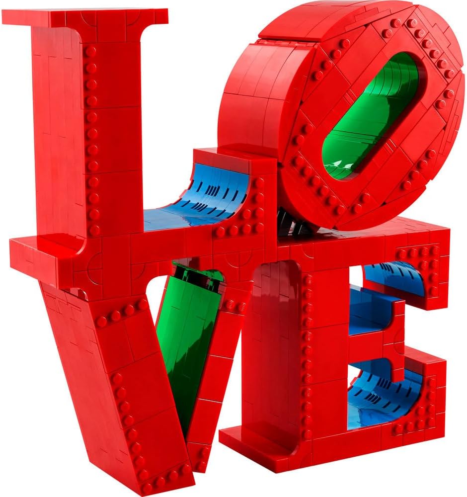 LEGO Art LOVE Building Set - Sculpture Model Kit for Adults to Build - Home Office Decor Piece - DIY Gift for Women & Men - Valentine's Day Treat - 31214