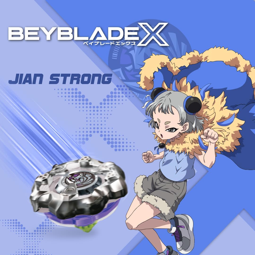 Takara Tomy Beyblade X Horn Rhino 3-80S Booster Pack Set, Balance Type Top with Customizable Parts, Bey Toy for 8+ Year Old Boys and Girls, Spinning Toys, Battle Tops