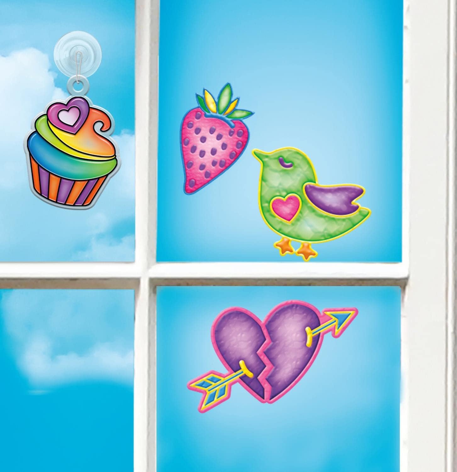 Shimmer and Sparkle Cra-Z-Art Shimmer ‘N Sparkle Color Change Window Art