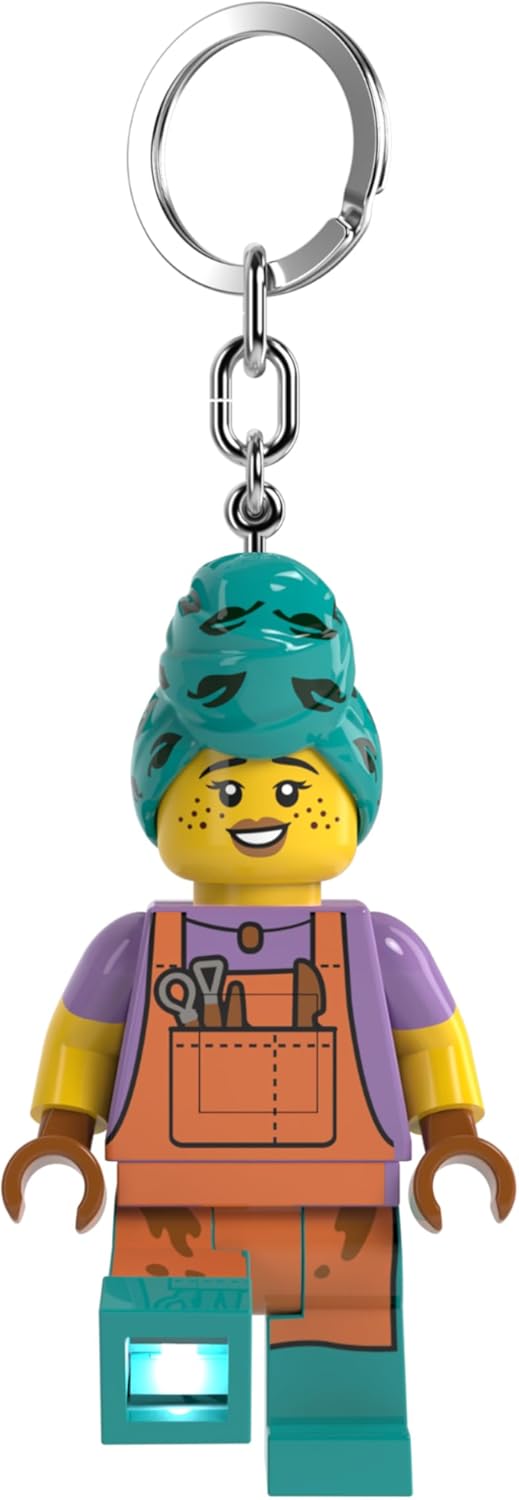 Lego IQ Minifigures Keychain Light_Ceramic Girl