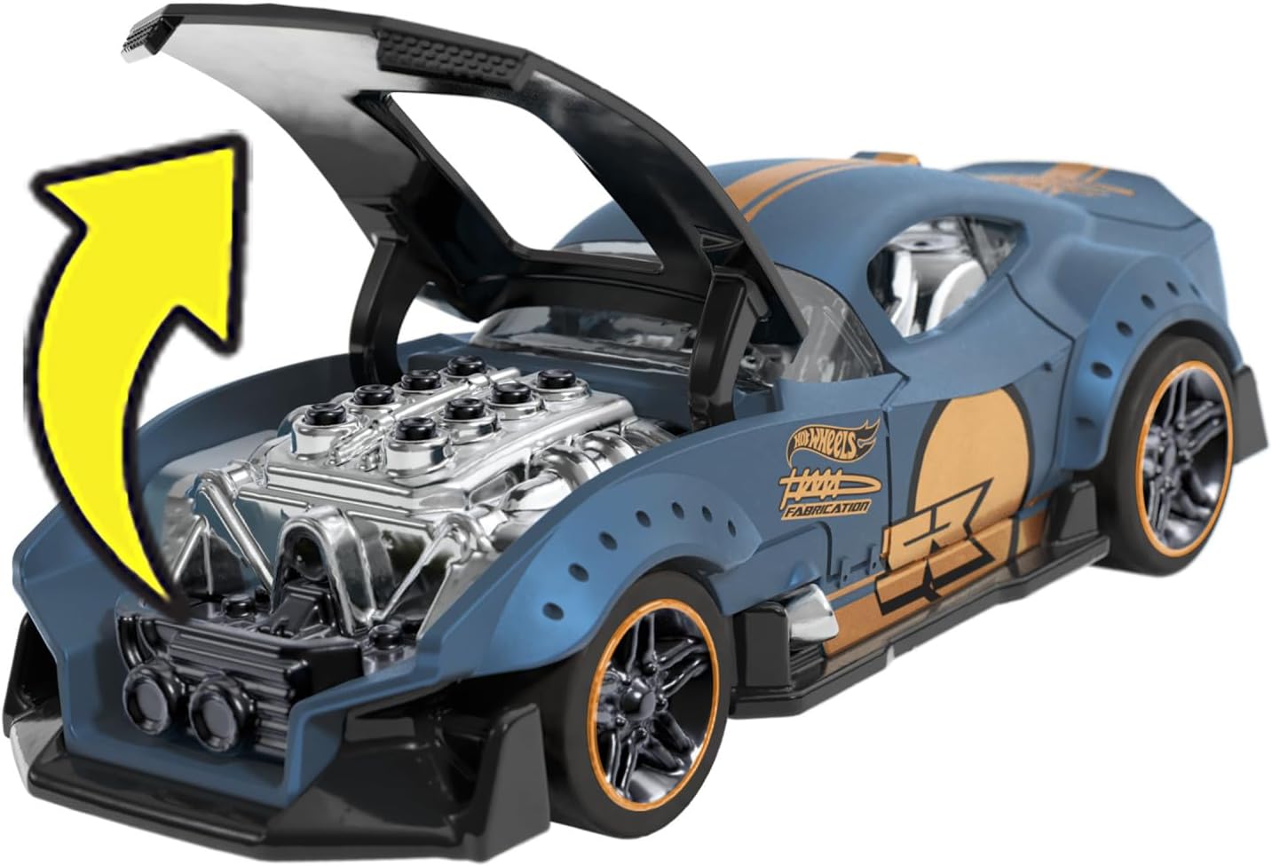 Hot Wheels Pull-Back Speeders 1:43 Scale Toy Car, Pull Back and Release for Instant Racing Fun