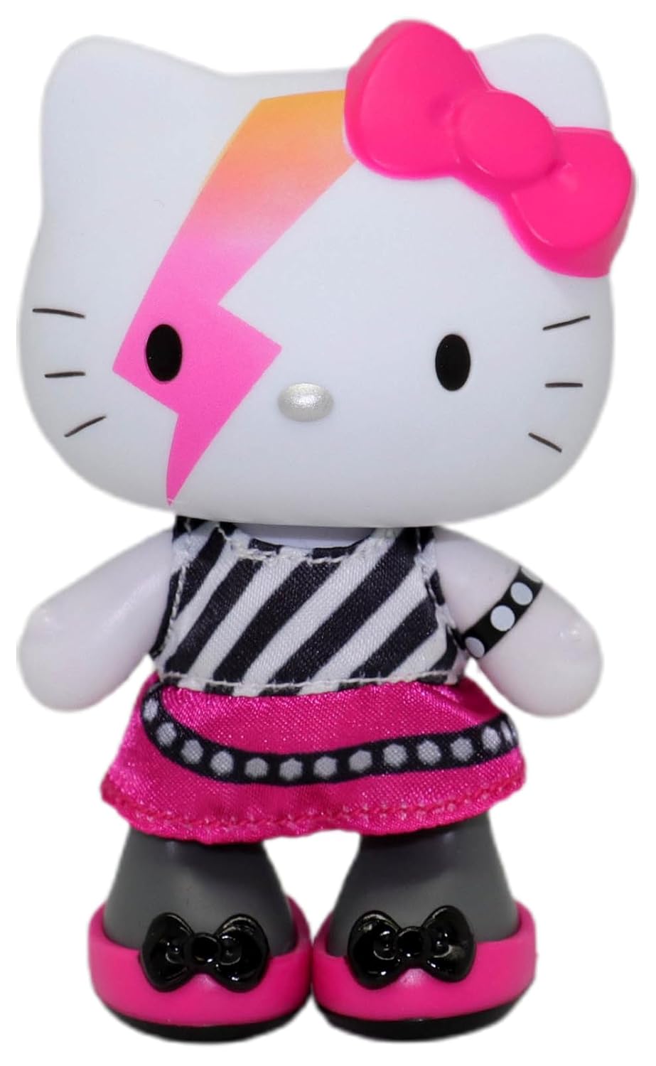 Hello Kitty Doll Rocker 4-Inch, Hello Kitty - Collectable Figure - Gift Idea - Official Merchandise - Toys for Kids & Adults - Cartoons Fans - Model Figure for Collectors and Display
