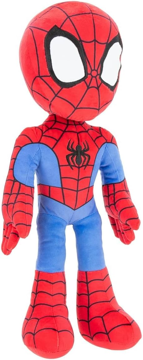 Spidey and His Amazing Friends: Plush Spidey 19-Inch, Cuddle Toy, Marvel Spidey Soft Toy, Huggable, Spiderman Plushies, 2 Years+