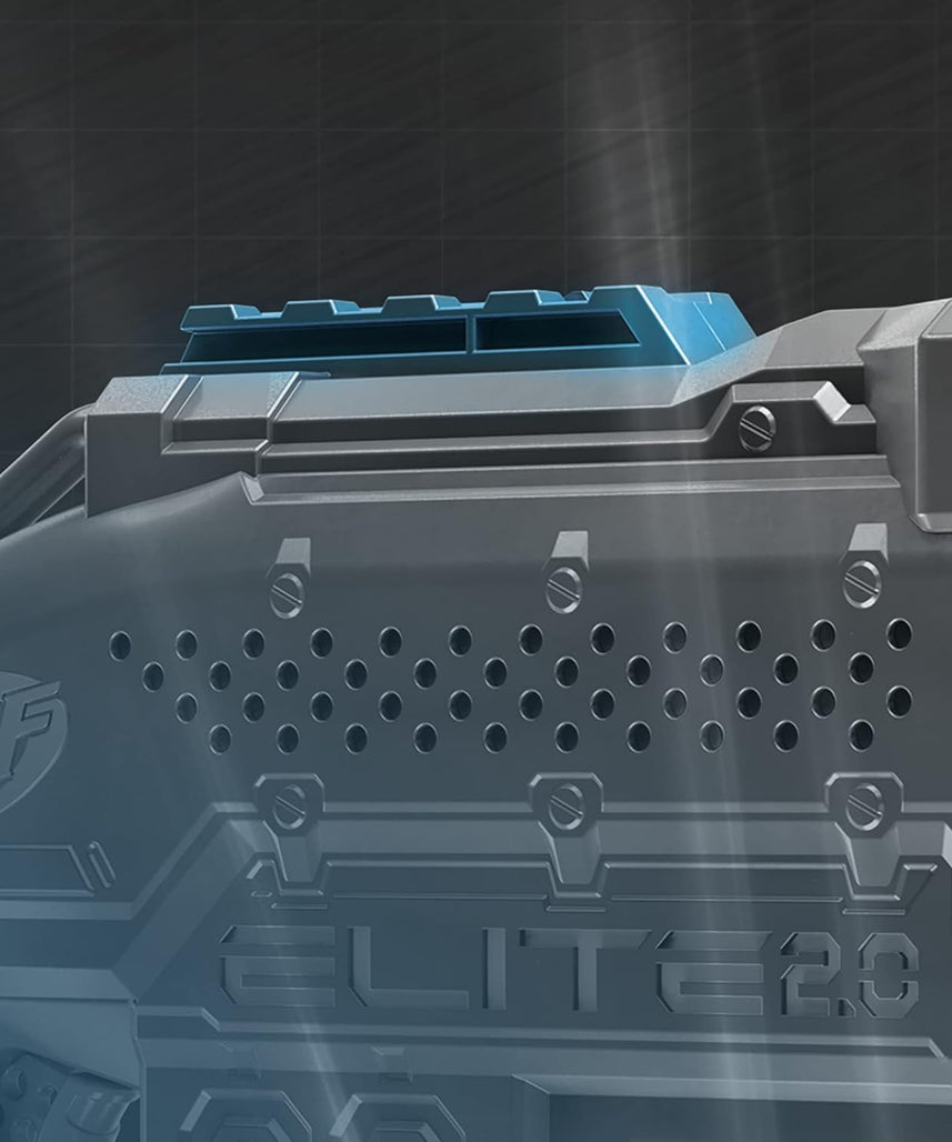 مسدس نيرف إليت 2.0 واردن دي بي-8، يطلق سهمين في آن واحد، إطلاق نار قوي، يتضمن 16 سهم نيرف رسمي، ترقية سكة تكتيكية، يطلق حتى مسافة 26 مترًا