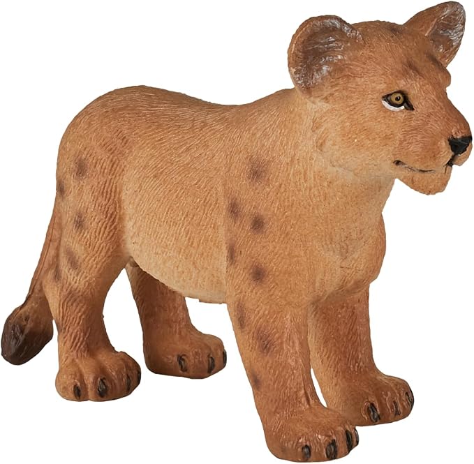 MOJO LION CUB HAND PAINTED REPLICA WILD ANIMAL COLLECTABLE TOY FIGURES 387011