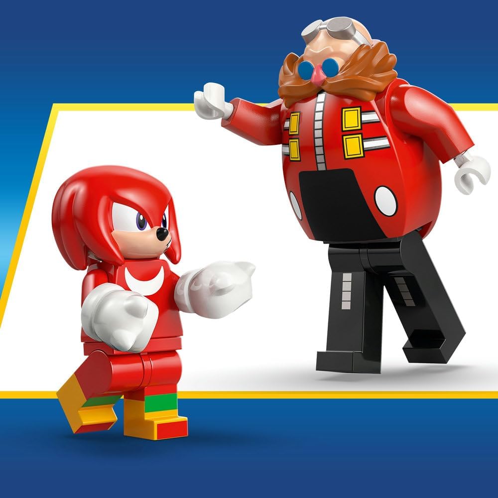 LEGO Sonic 77005 Knuckles vs Dr. Eggman Egg Walker Battle Set for Kids 8+