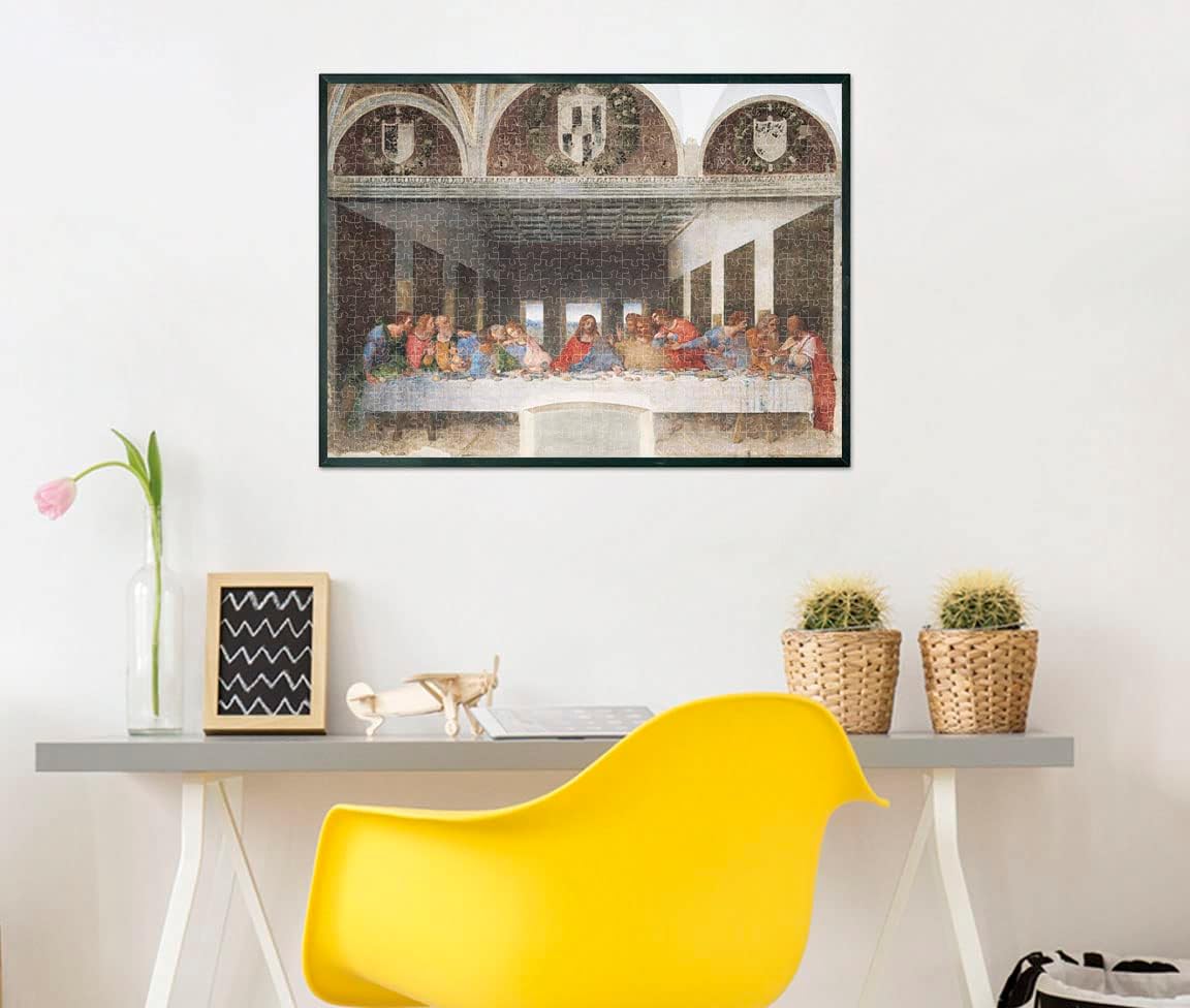 Clementoni 31447 Clementoni-31447-Museum Collection-Leonardo: The Last Supper-1000 Pieces, Multi-Colour