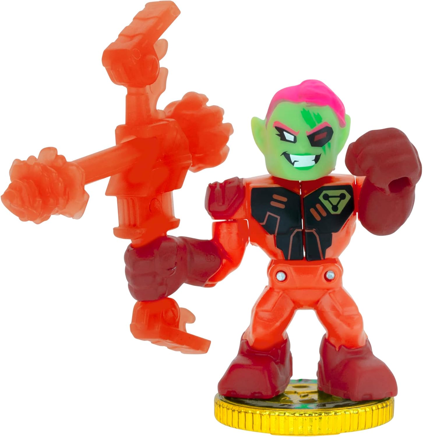 مجموعة لعب Moose Toys Akedo Legends of Power Storm ذات القواعد الرسمية للمبتدئين مع 3 محاربين متقاتلين، تمثال حجري للتدريب، ووحدة تحكم عصا تحكم حصرية للأطفال من سن 6 سنوات فما فوق - مجموعات ألعاب