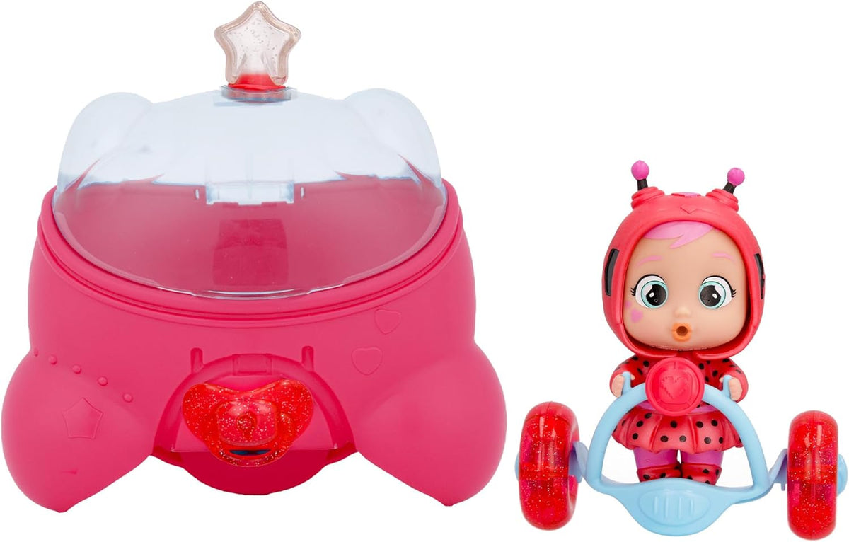 CRY Babies Magic Tears Stars Star Lady - Collectible Mini Doll Dressed in a Pretty Outfit, and Has a 2-in-1 Capsule, with Glow in the Dark Star - Gift Toy for Boys and Girls Over 3 Years