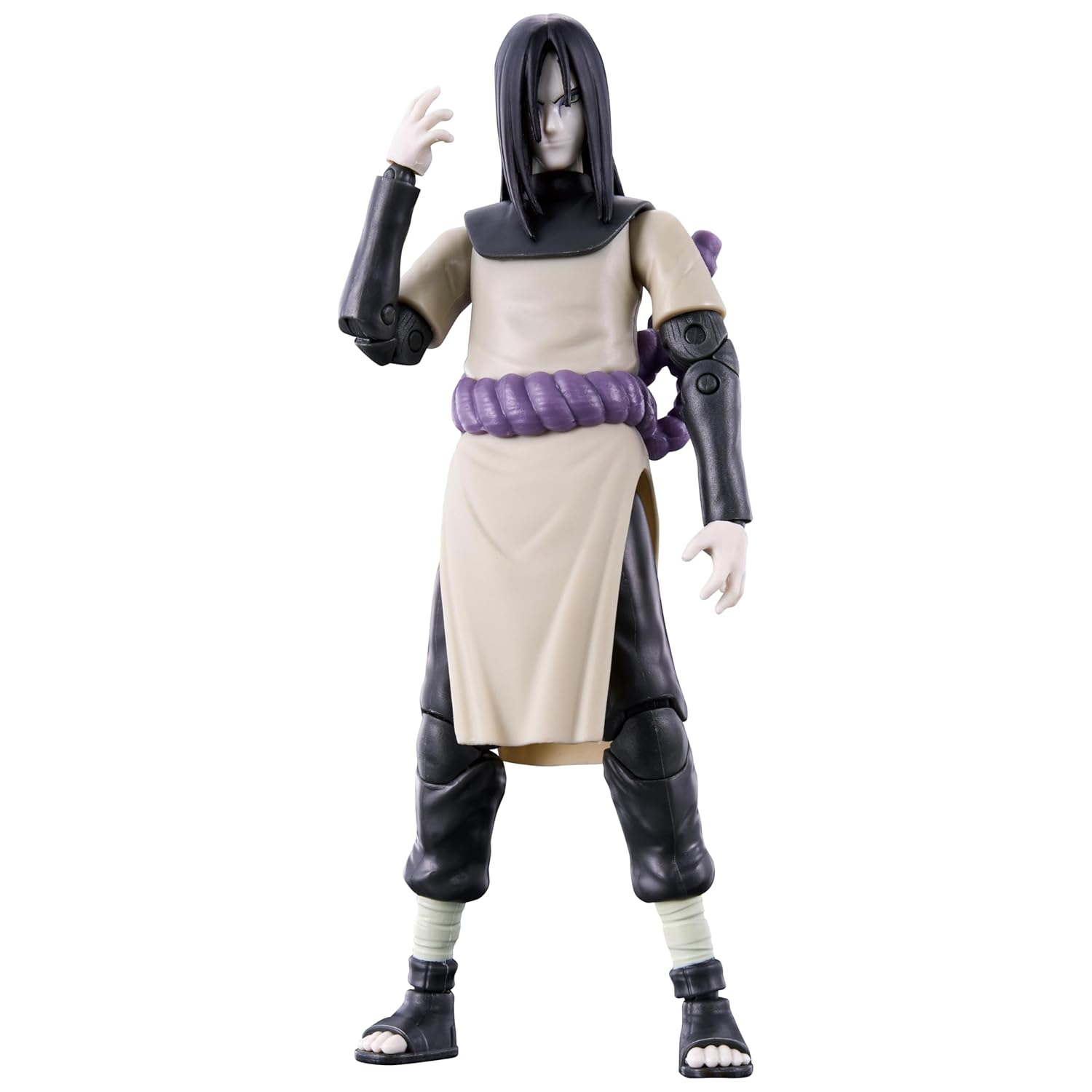 BANDAI - Anime Heroes - Naruto Shippuden - Figure Orochimaru - Official Licensed Naruto Shippuden - Articulated Orochimaru Figure 17 cm - Manga Action Figure - Toy for Children from 4 Years - 36968