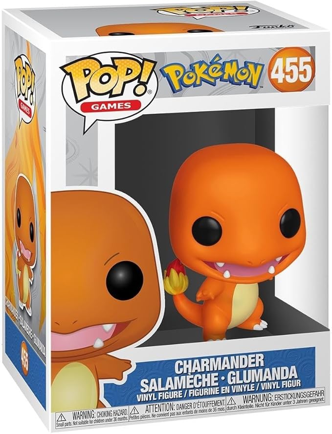 Funko Pop! Games: Pokemon - Charmander - Collectable Vinyl Figure - Gift Idea - Official Merchandise - Toys for Kids & Adults - Video Games Fans - Model Figure for Collectors and Display