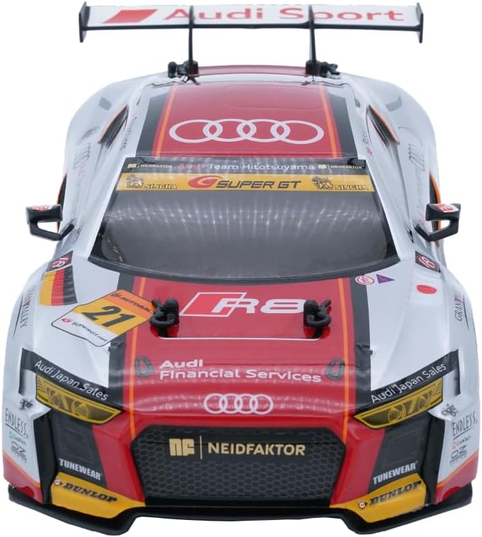 D-power - 1:16 Audi R8 Super GT300 RC Car – 2.4GHz Remote Control, Rechargeable Battery, High-Speed Racing Vehicle for Kids Ages 6+