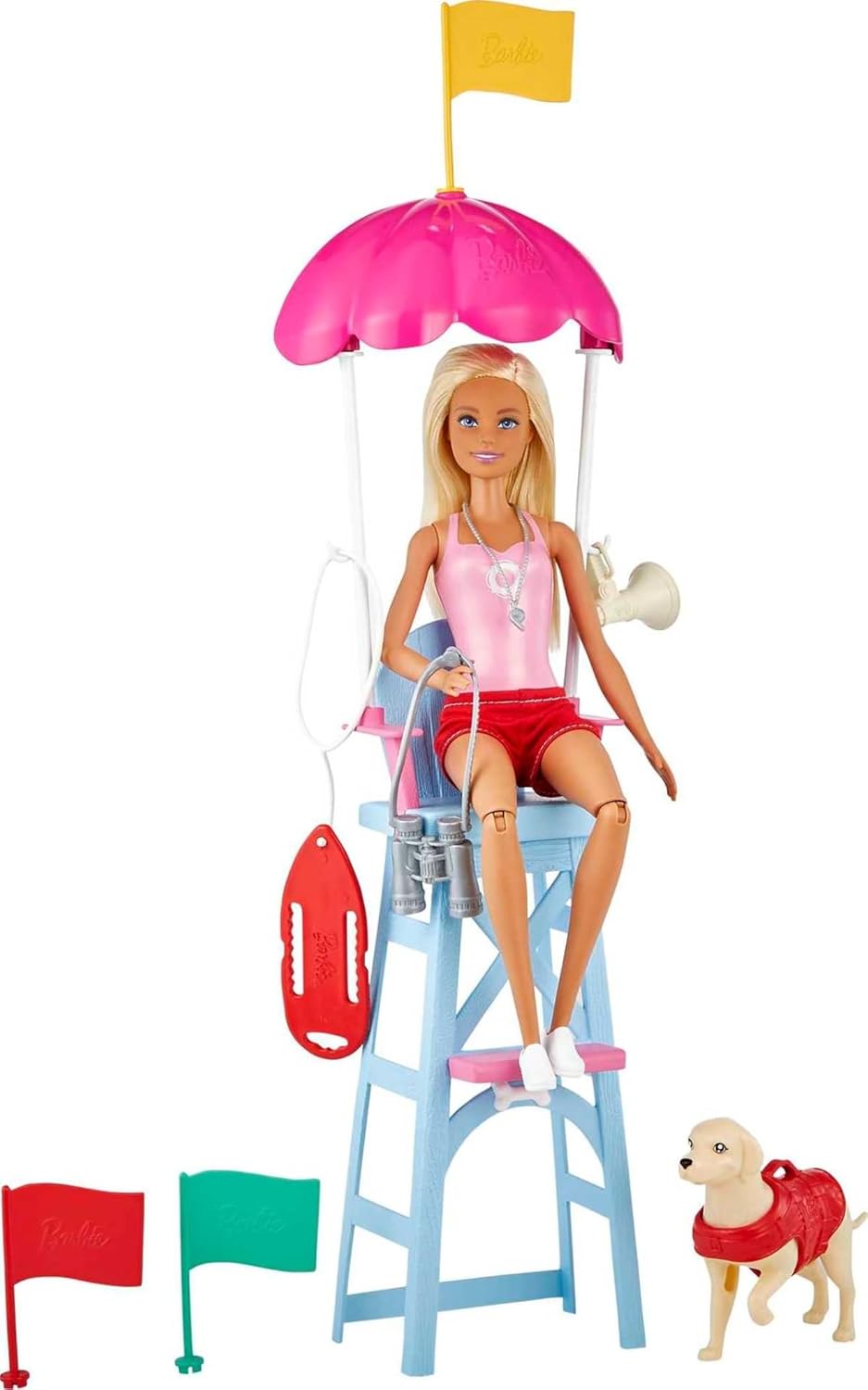 Barbie LIFEGUARD DOLL AND PLAYSET, Multicolor