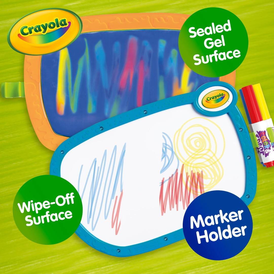 Crayola 2-in-1 Doodle Board, Toddler Drawing Board, Kids Drawing Tablet, Travel Activity, Toddler Toy, Gift for Toddler, 3+