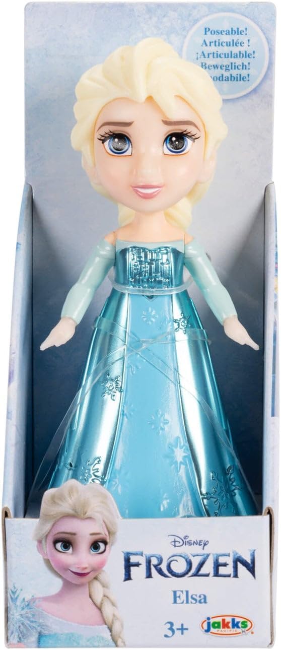 Disney Frozen Mini Toddler 3-Inch - Elsa, Collectible, Figurine, 3 Years +